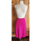 Vintage 80s St John Knit Skirt Suit Hot Pink Fuschia Santana Wool Blend