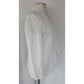 Vintage 90s GIORGIO ARMANI BLACK LABEL Jacket White Linen Blazer / Medium