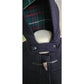 Vintage 1990s Mens Duffle Coat Lands End Navy Blue Wool Hooded w/Toggle Closure