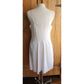 60s Slip Dress White Pale Pink Nylon & Lace Van Raalte Large