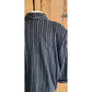 Vintage 80s Blazer Black Pinstripe Print by Mitchell