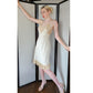 Vintage 30s Slip Dress Cream Silk Lace Bias Cut