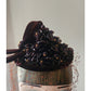Vintage 1950s Hat Chanda Brown Beaded Velvet Asymmetrical Fascinator Bonwit Teller