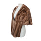 Vintage 50s Brown Mink Fur Shrug Wrap Old Hollywood Luxury Glam Wedding Stole Meizler's