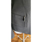 Vintage Hermes Blazer Black Wool Three Button Closure / M