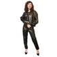 Vintage 1980s Brown Leather Jacket + Pants Suit Lanna Medium
