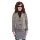 Vintage 90s Brooks Brothers Skirt Suit Moon Wool Houndstooth Black White