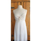 Vintage 50s Peignoir White Nylon Robe + Slip Dress Vanity Fair