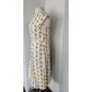 Vintage 60s Dress Set Gold Pocket Watch Clock Print