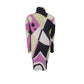 Vintage 90s Geiger Austria Boiled Wool Coat Abstract Geometric Mosaic