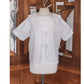 Vintage 80s LAURA ASHLEY Blouse Sailor Collar White Cotton Shirt Neo Edwardian