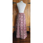 Vintage 60s Nelly de Grab New York Metallic Brocade Skirt Red Gold 28" Waist