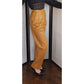 Vintage 80s Leather Pants Butterscotch Yellow