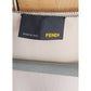 Vintage 2000s Fendi Dress Silk Chiffon Wrap Evening Gown Cream NWT Bergdorf Goodman