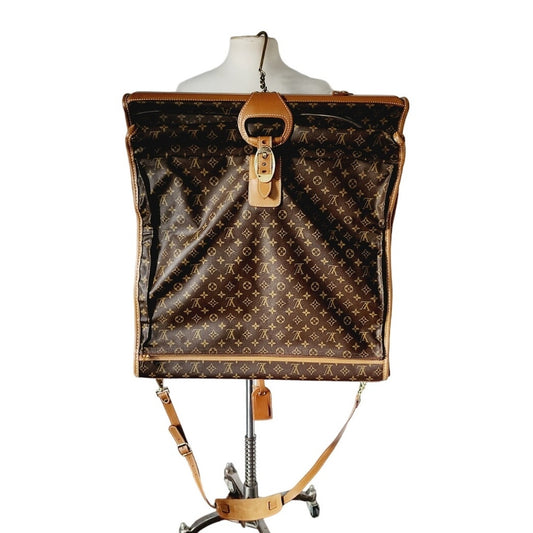 Vintage Louis Vuitton Luggage Garment Bag Monogrammed