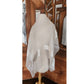 Vintage 50s Christian Dior COLIFICHETS Square Cream Silk Square Rare Museum Archive Piece