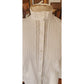 Vintage 70s Laura Ashley Blouse White Cotton Lace Crochet Neo Edwardian