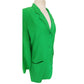 Vintage 1990s DKNY Women's Green Single Button Blazer Jacket