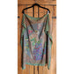 Vintage 80s Bottega Veneta Silk Scarf Shawl Wrap Klimt Inspired Print