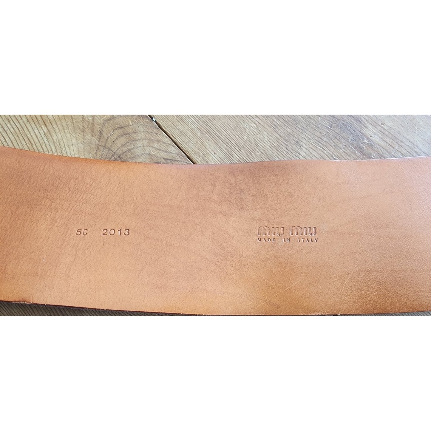 Miu Miu Wide Belt Brown Suede Size Small 2013