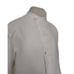 Vintage Issey Miyake Mens Shirt White Linen Button Down Asymmetrical Closure Mandarin Collar