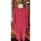 RARE Vintage Charvet Paris Red Polka Dot Ladies Shirtdress / M