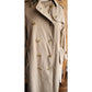 Vintage Burberrys Iconic Mens Trench Coat Beige, Wool Liner Size 42