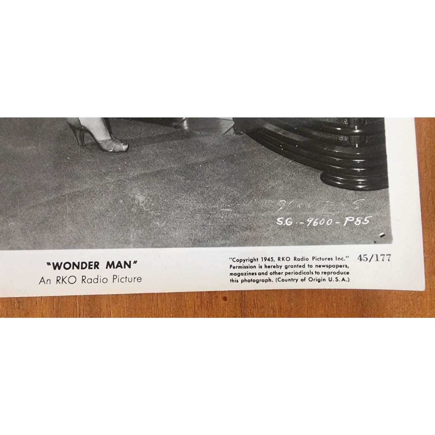 Vintage Original Publicity Photo Vera Ellen 1945 RKO Wonder Man