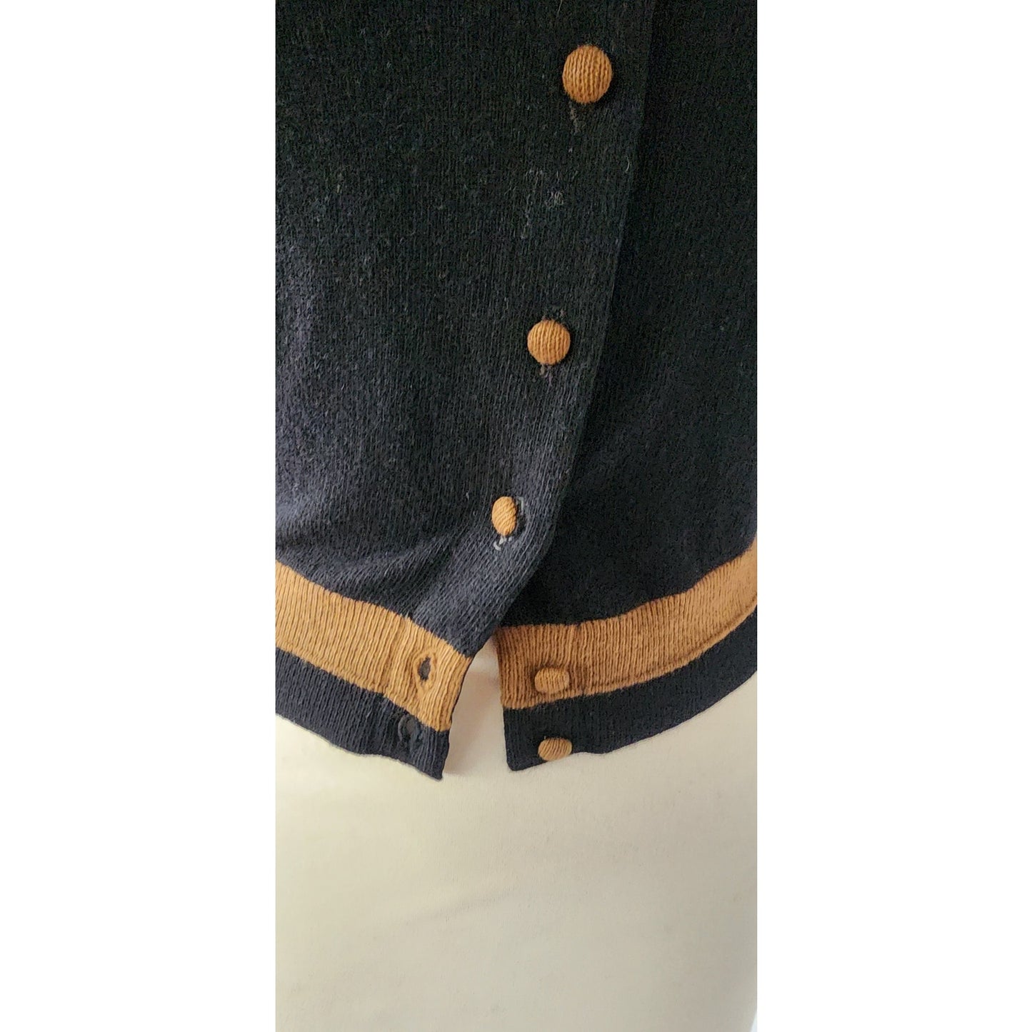 Vintage 50s Cashmere Cardigan Sweater Marshall Fields Ballantyne Scotland