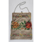 Antique 20s Beaded Bag Floral Pattern Art Nouveau