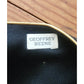 Vintage 1970s Geoffrey Beene Set Black Jersey Blouse Maxi Skirt Gold Trim Boho
