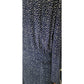 Vintage 1920s Day Dress Silk Print Navy Blue Polkadot Micro Dot Long Sleeves / S