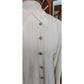 Vintage 1980s Karl Lagerfeld Blouse Cream Silk Shirt Asymmetric Button Down S