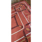 Vintage CARTIER Silk Scarf Brown & Gold Print Square
