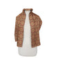 Vintage 1990s Jil Sander Scarf Brown Gold Silk Print Baroque Tessellation