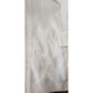 'S MAX MARA Double-breasted Pea Jacket in White Linen Blend