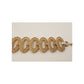 Vintage 60s Bracelet Crown Trifari Gold Linked Ovals