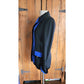 Vintage 80s Blazer Escada Black and Blue Wool
