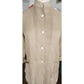 Vintage 90s Jil Sander Pant Suit Beige Ramie Nehru Jacket + Slacks