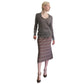 Vintage 1970s Missoni Knit 2 Piece Tunic + Skirt Set Striped Zigzag Suit I Magnin / Medium