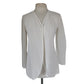 Vintage 90s GIORGIO ARMANI BLACK LABEL Jacket White Linen Blazer / Medium