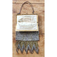 Antique Evening Bag Steel Beads Purse Art Nouveau France AS IS