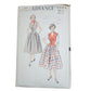 Vintage 1950s Sewing Pattern ORIGINAL Advance 6323 Womens Skirt + Vest Set