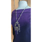 Vintage 1960s Boho Pendant Necklace Spiral Scrolls