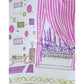 Vintage 1950s Emilio Pucci Scarf "Villa Toscana" 1957 Archival Documented Italian Interior Curtain Window Frames