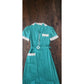 Vintage 1940s Uniform Dress Waitress Green White Ladies Garment Workers ILGW