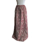 Vintage 60s Nelly de Grab New York Metallic Brocade Skirt Red Gold 28" Waist