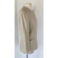 Vintage 90s Pant Suit Beige Cotton Rayon Joan & David / Small