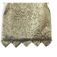 Vintage 1950s Whiting Davis Bag Gold Mesh Evening Party Purse Zigzag Hem Art Deco