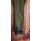Lola Loves Cargo Designer Pants Green w/Black Lace Embroidery 30" Waist